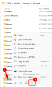Appdata Microsoft Teams Folder Delete Min