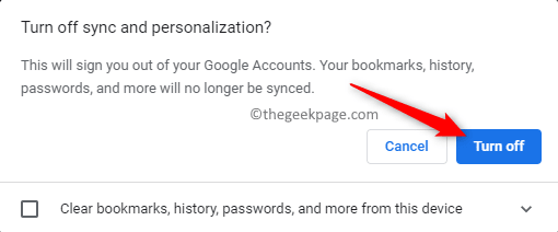 Chrome Menu Settings You And Google Turn Off Confirm Process Min
