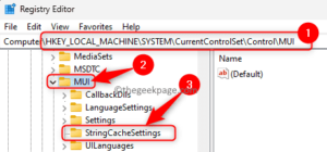 Registry Editor Control Mui Check String Cache Settings Folder Min