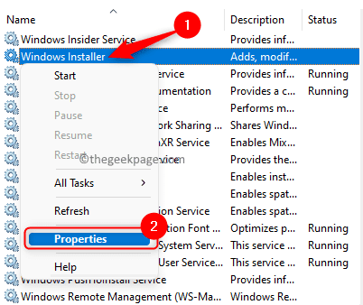 Windows Installer Service Properties Min