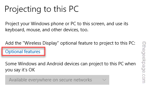 Optional Features Min