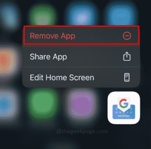 Remove App Min