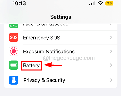 Battery Settings 11zon