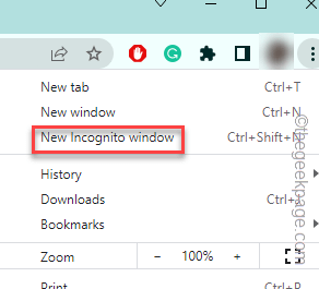 New Incognito Tab Min