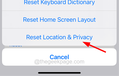 Reset Location And Privacy 11zon