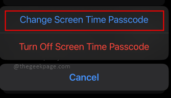 Change Screen Time From Option Min