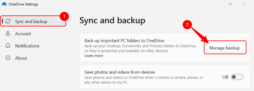 Onedrive Settings Sync Backup Manage Backup Min