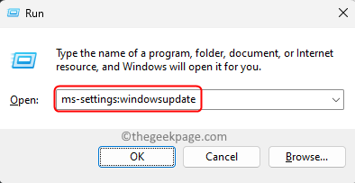 Run ms settings windows update min