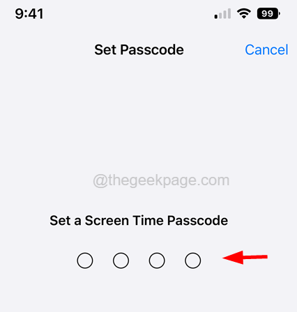 Set A Screen Time Passcode 11zon