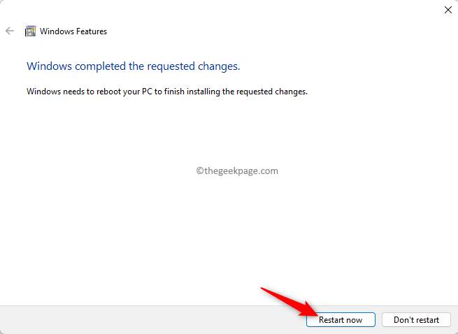 Windows Features Restart Npw After Changes Min