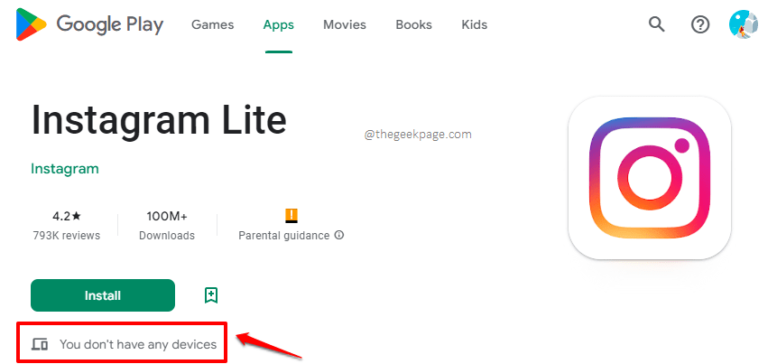 You Don't Have Any Devices Error on Google Play Store [Solved]