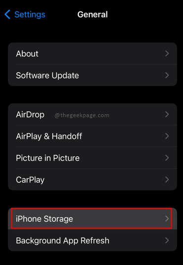 Iphone Storage Min
