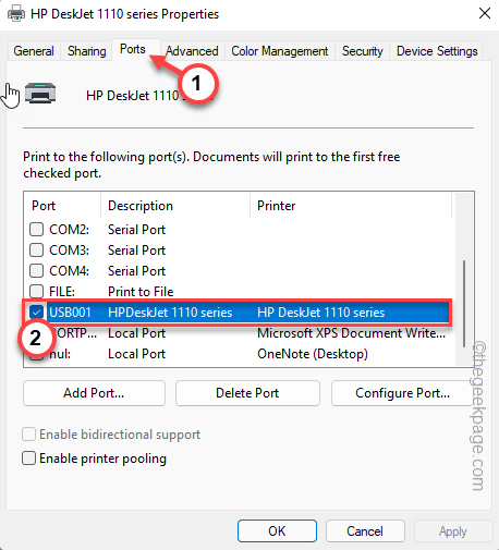 How to Printer Port in use issue in / 10