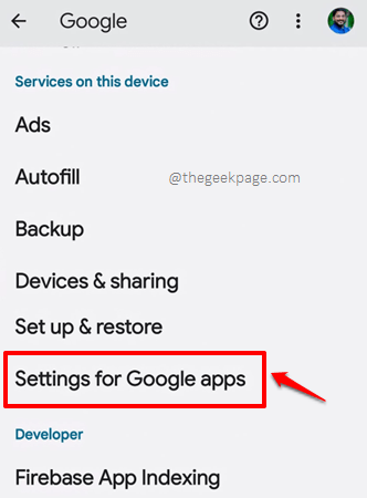 3 Settings For Google Apps Min