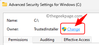 Advanced Security Settings Change Owner Min