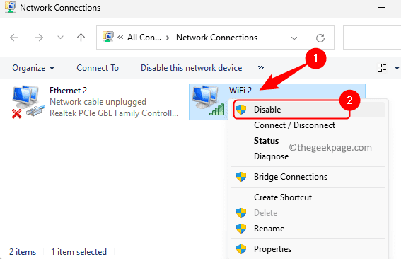 Network Connection Disable Wifi Adapter Min