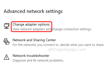 Adapter Options