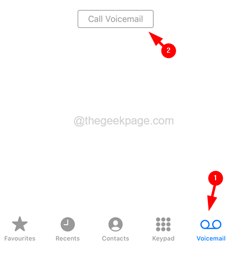 iphone call app red dot