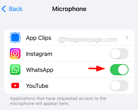 Enable Whatsapp Microphone 11zon