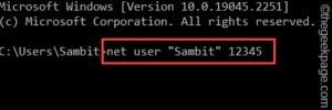 How to reset password in Windows 11 via Command prompt