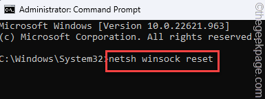 Netsh Winsock Reset Min