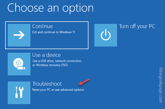 troubleshoot 1 min