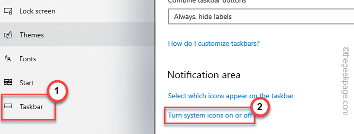 Turn System Icons On Or Off Min