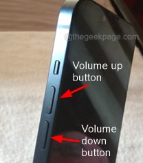 volume button iphone
