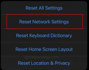 Reset Network Settings Min