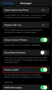 How to fix iPhone not Sending Text Messages issue