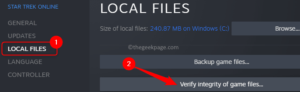 Steam Game Properties Local Files Verify Integrity Game Files Min