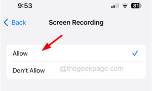 allow screen recording 11zon