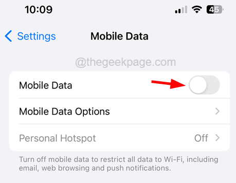 Disable Mobile Data 11zon