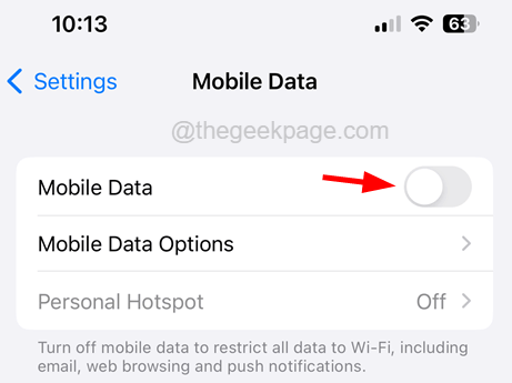 Disable Mobile Data 11zon