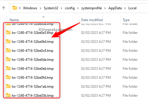 System32 Folder Empty Twtmp Folders Min