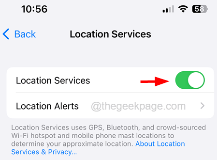 Enable Location Services 11zon