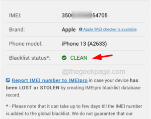 Iphone Imei Blacklist Or Not 11zon
