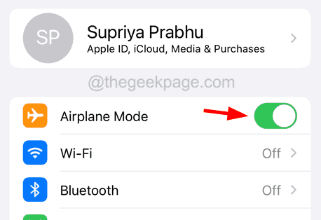 Airplane Mode enable 11zon 1