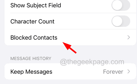 blocked contacts 11zon