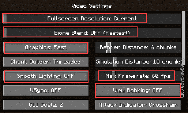 Set The Video Settings First Min