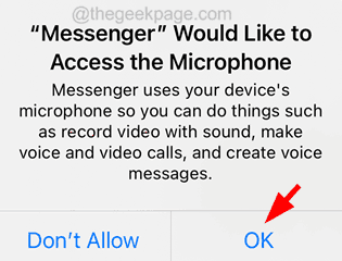 messenger call sound iphone