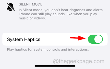 enable system haptics 11zon