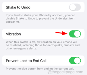 enable vibration 11zon