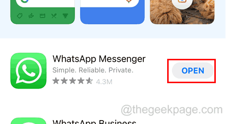 open whatsapp app store 11zon