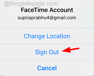 sign out facetime 11zon