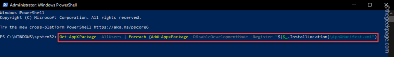 Package was not found uninstall issue error code 0x80073CF1 Fix