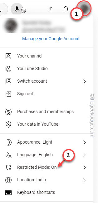 youtube restricted mode min
