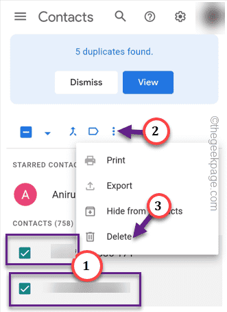 how to delete google accounts associated with my phone number