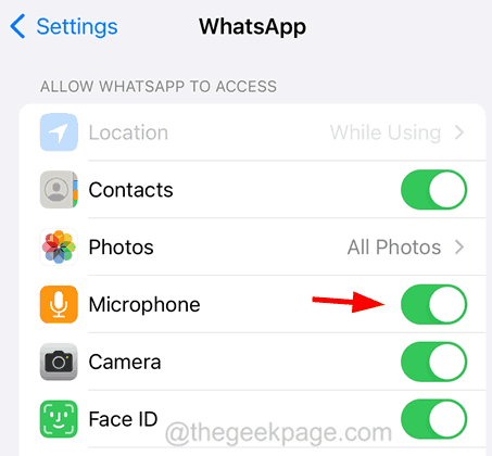 enable microphone setting for app 11zon