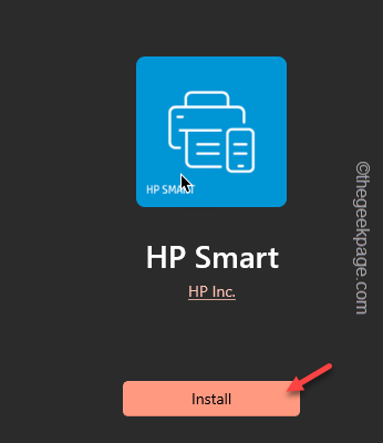 hp smart install min